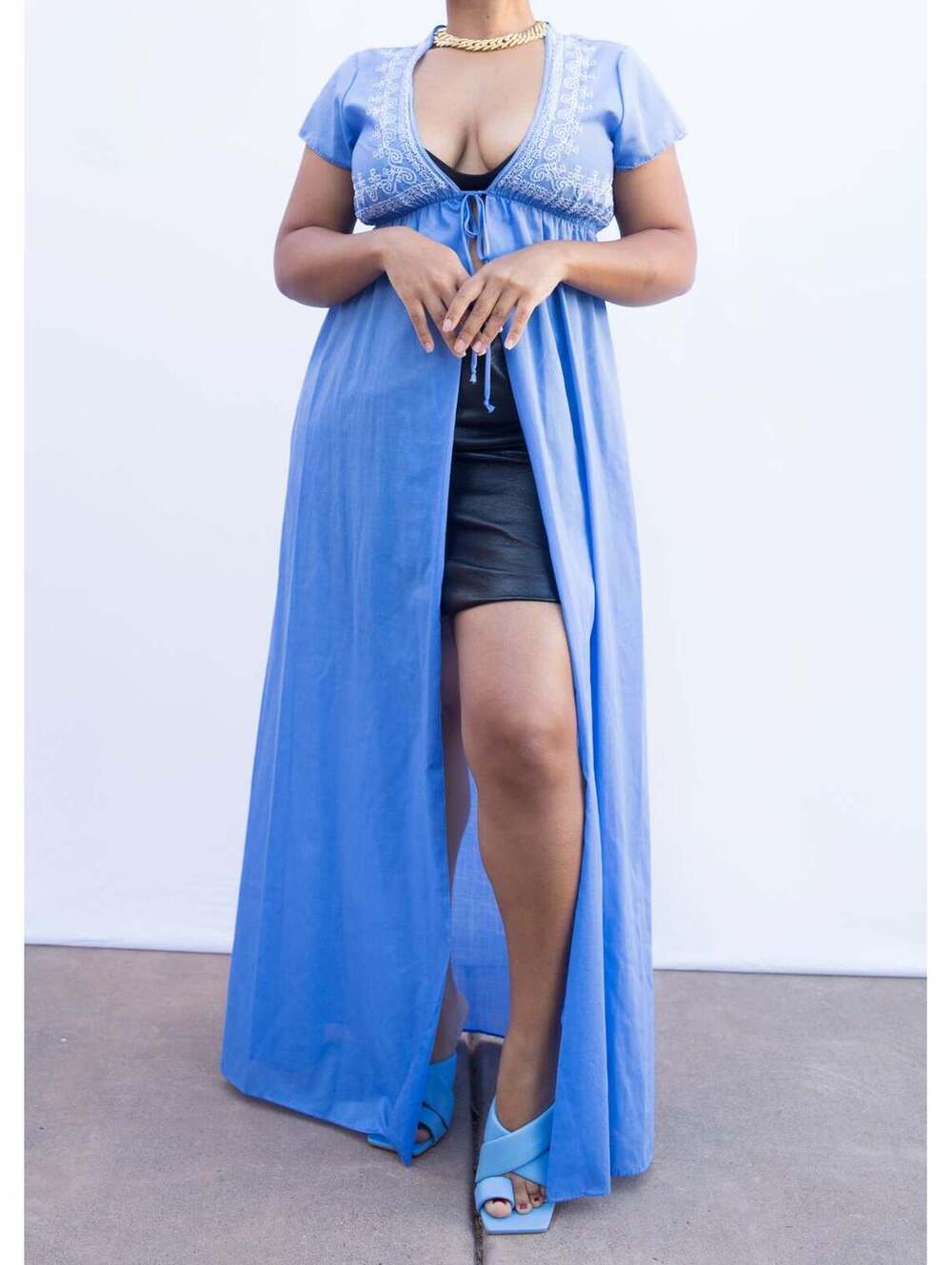 Sky Blue Duster